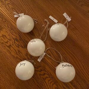 White Ceramic Ornaments KP Creek